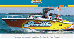 Desktop Screenshot of parawestparasailing.com